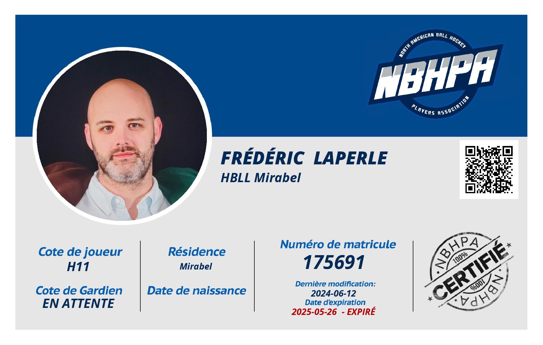 Frédéric  Laperle 