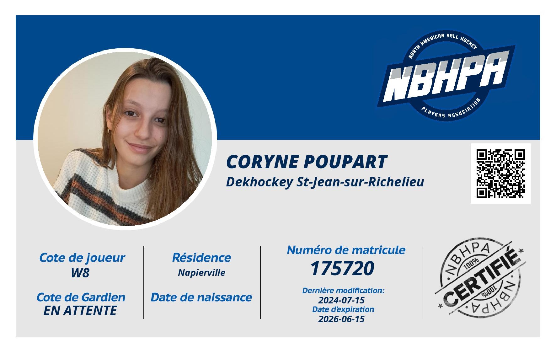Coryne Poupart
