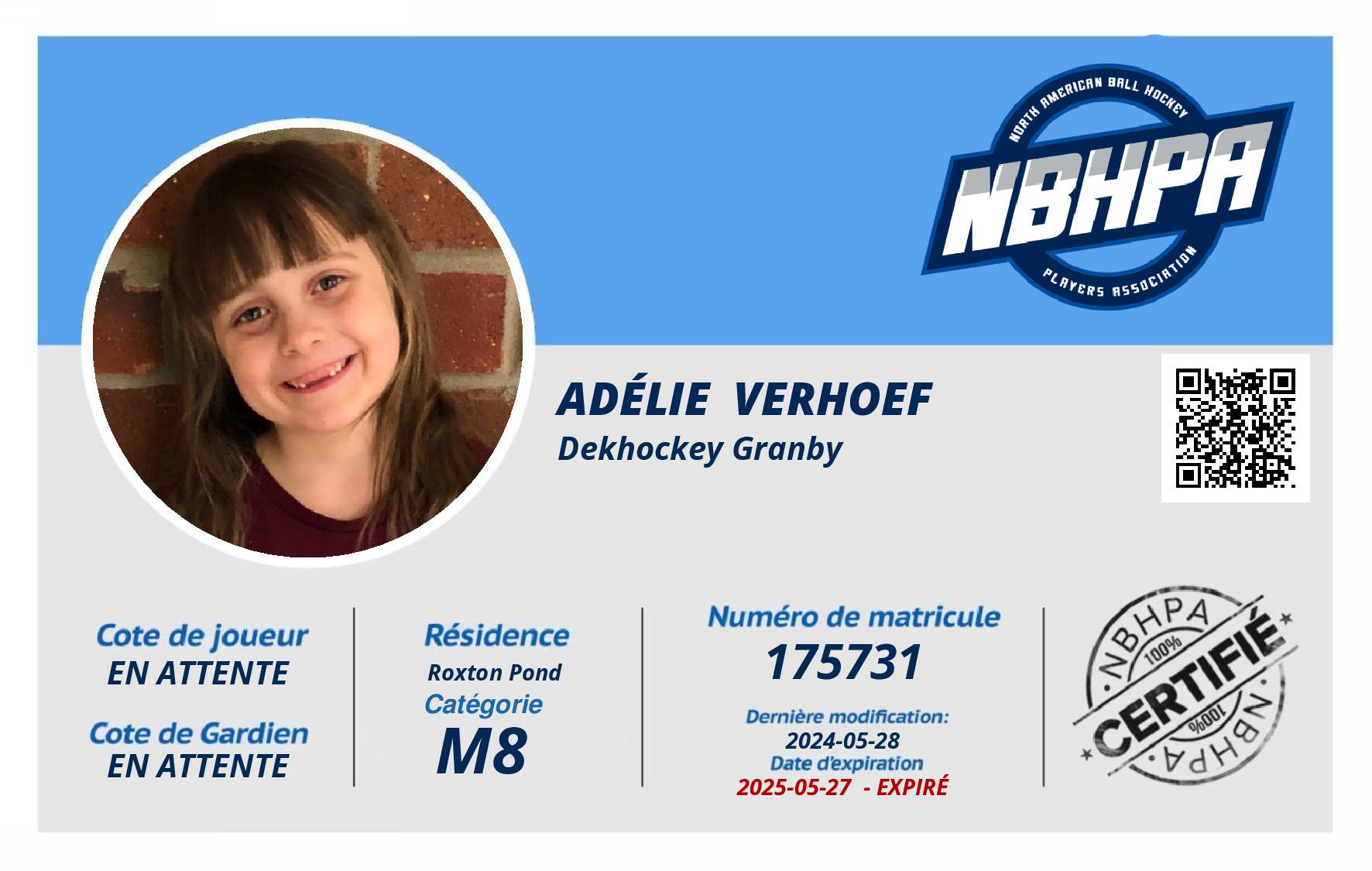 Adélie  Verhoef 