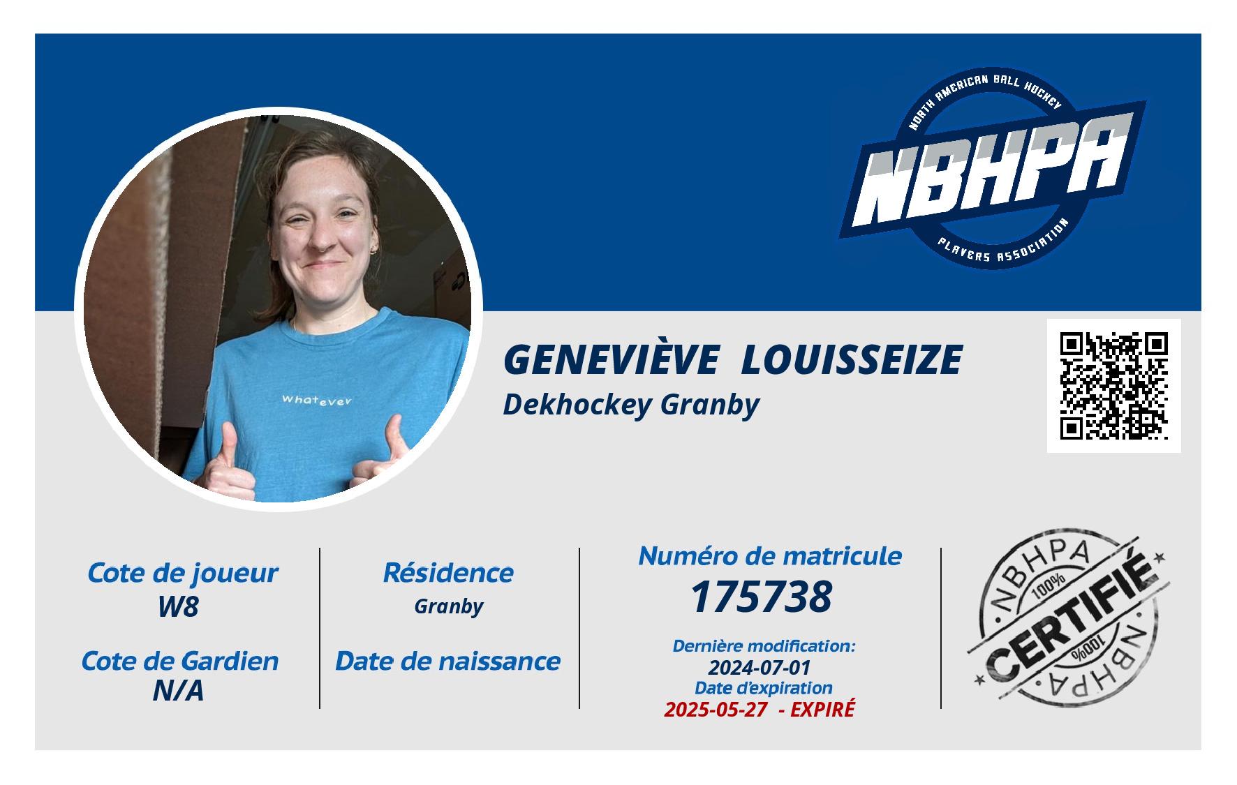 Geneviève  Louisseize 