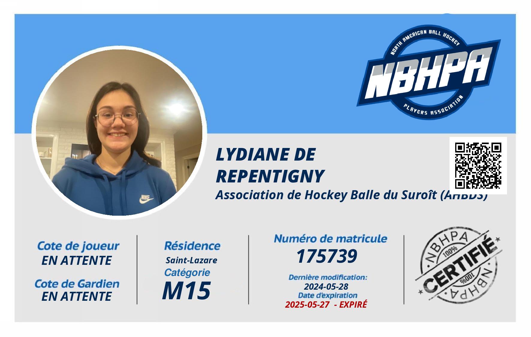Lydiane De Repentigny