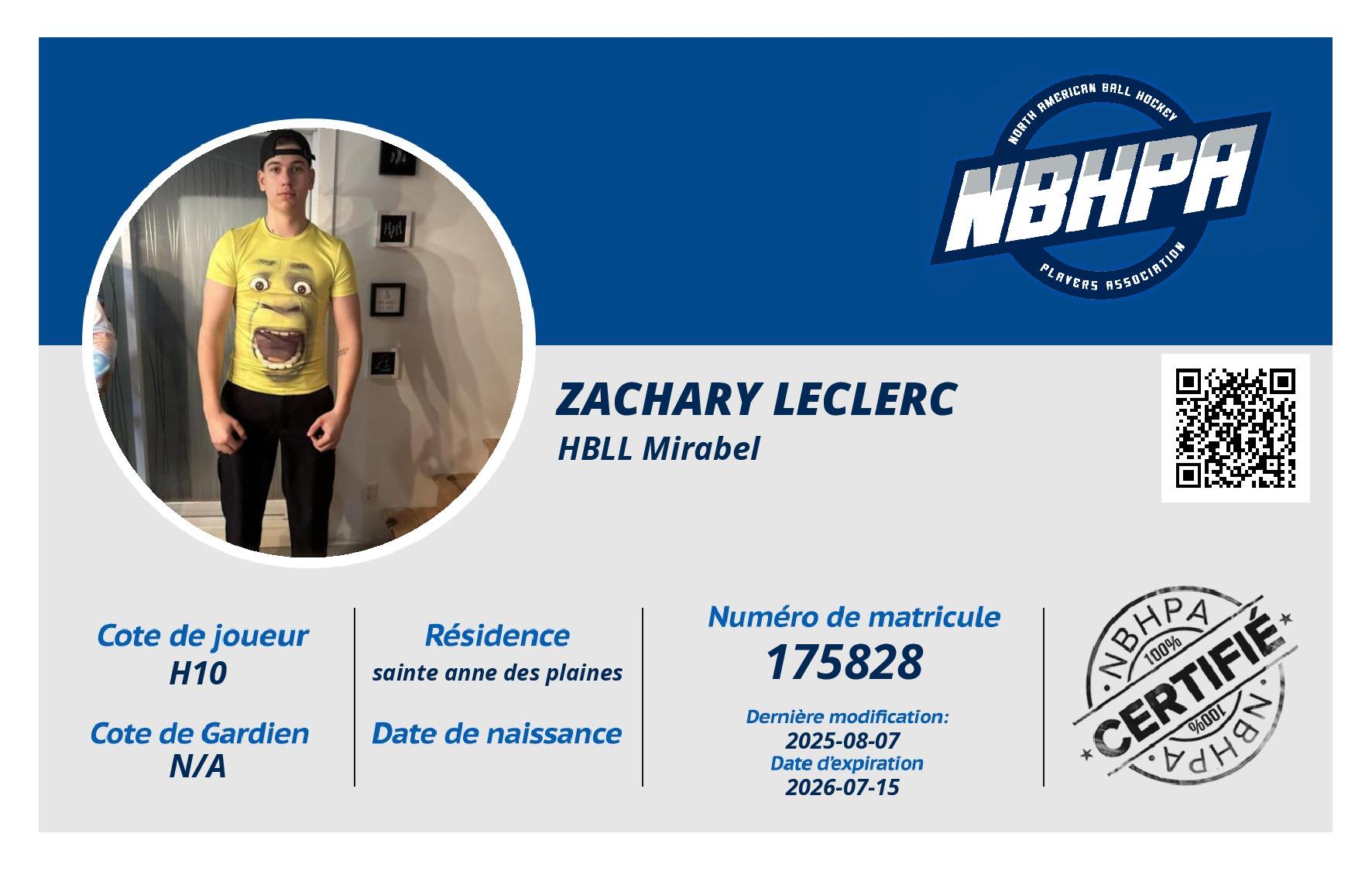 Zachary Leclerc