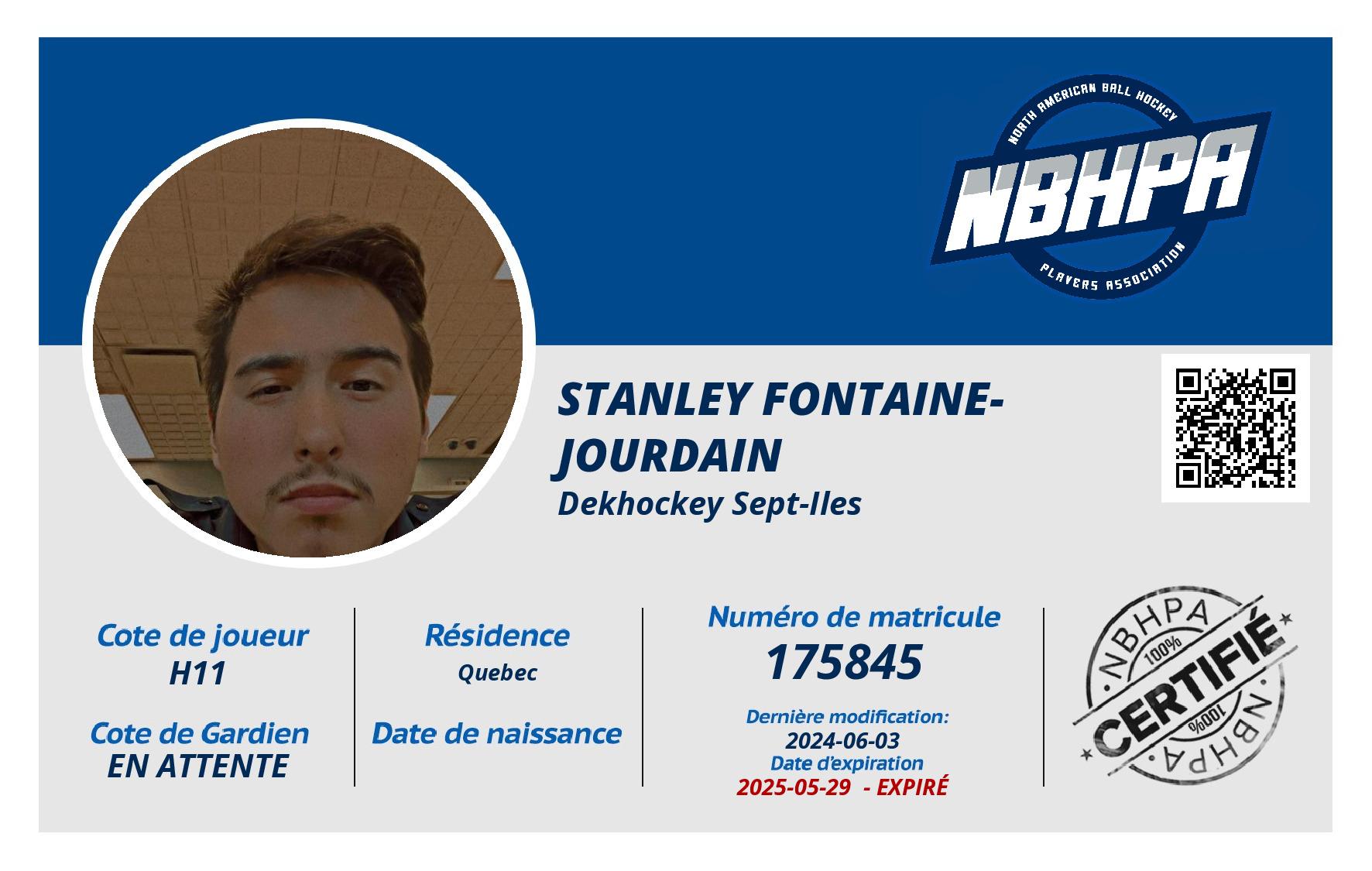 Stanley Fontaine-Jourdain 
