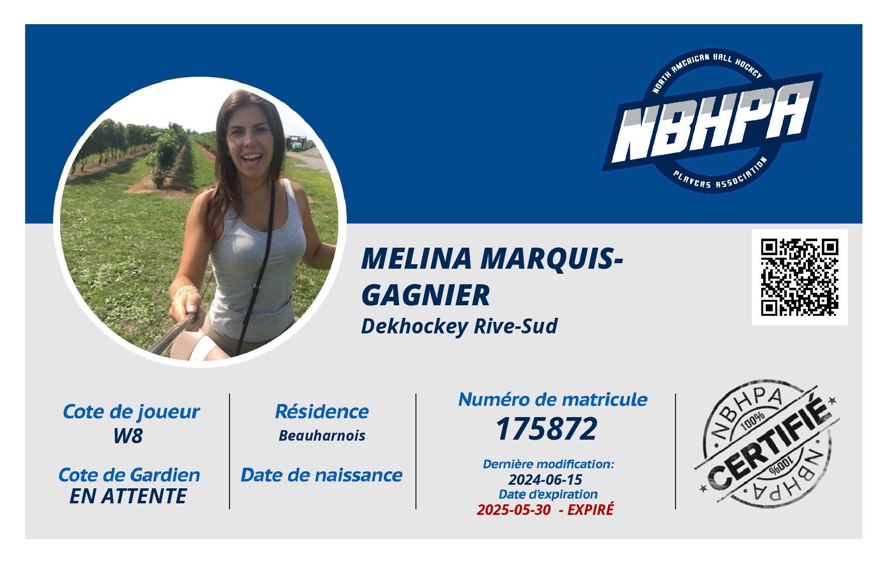 Melina Marquis-Gagnier