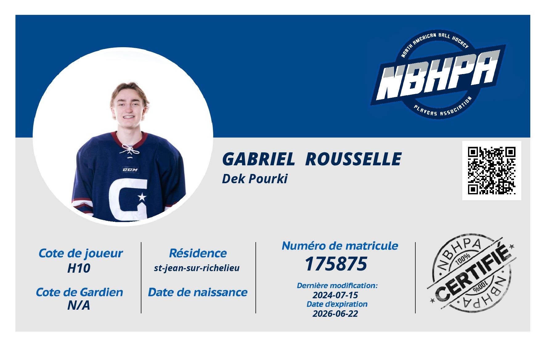 gabriel  rousselle 