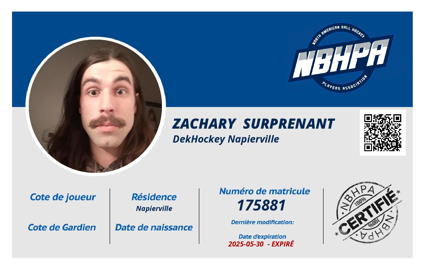 Zachary  Surprenant