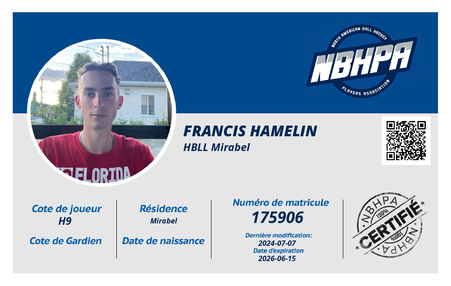 Francis Hamelin