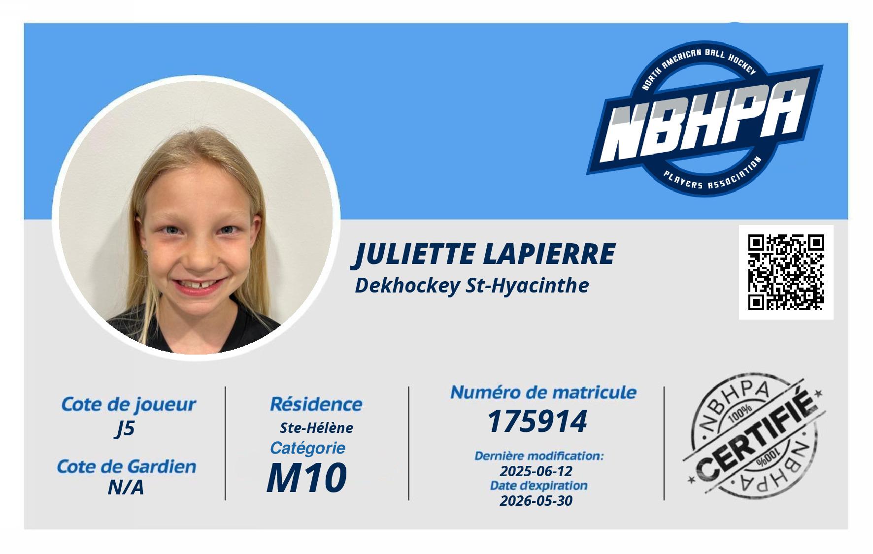 Juliette Lapierre