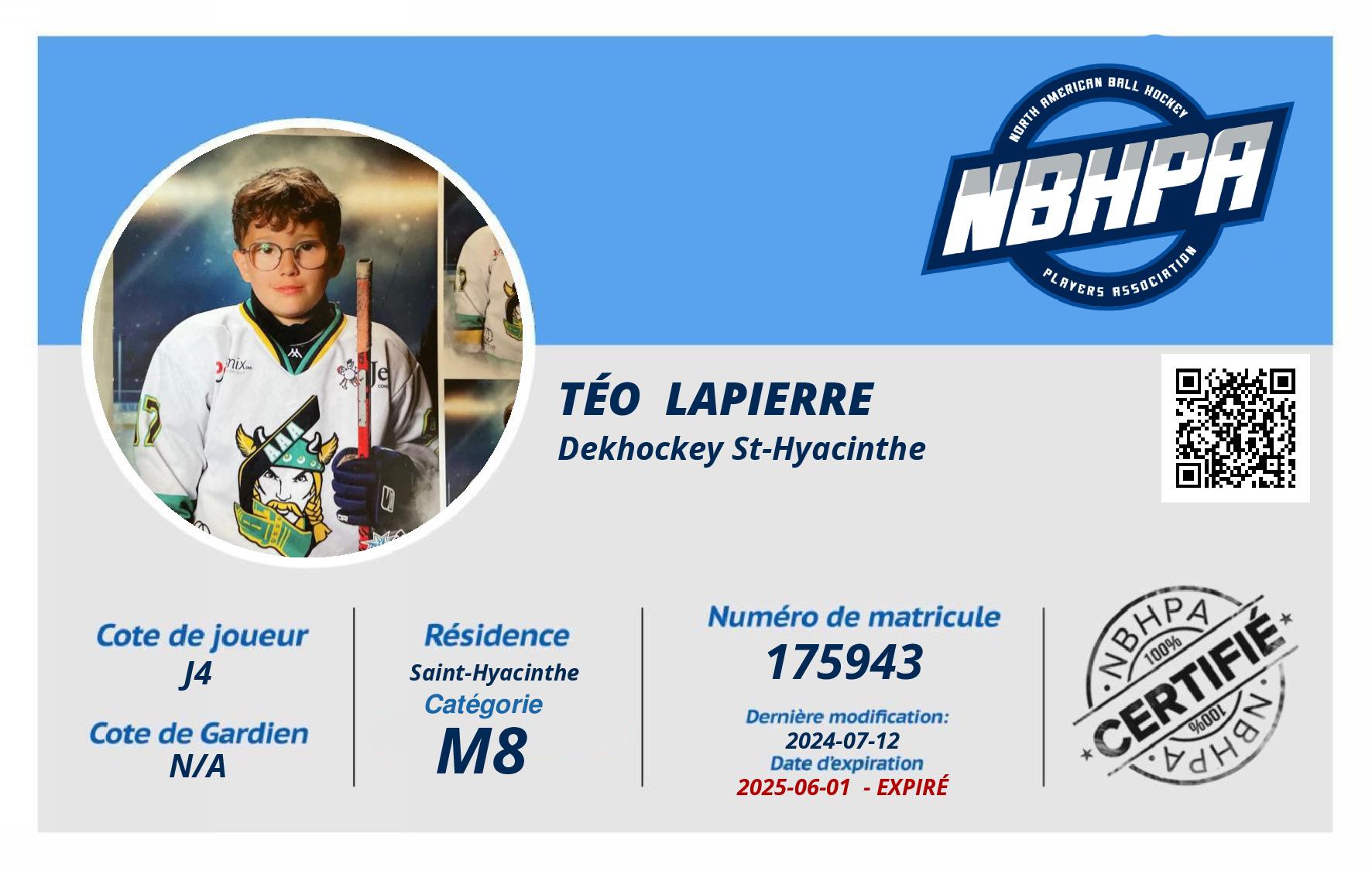 Téo  Lapierre