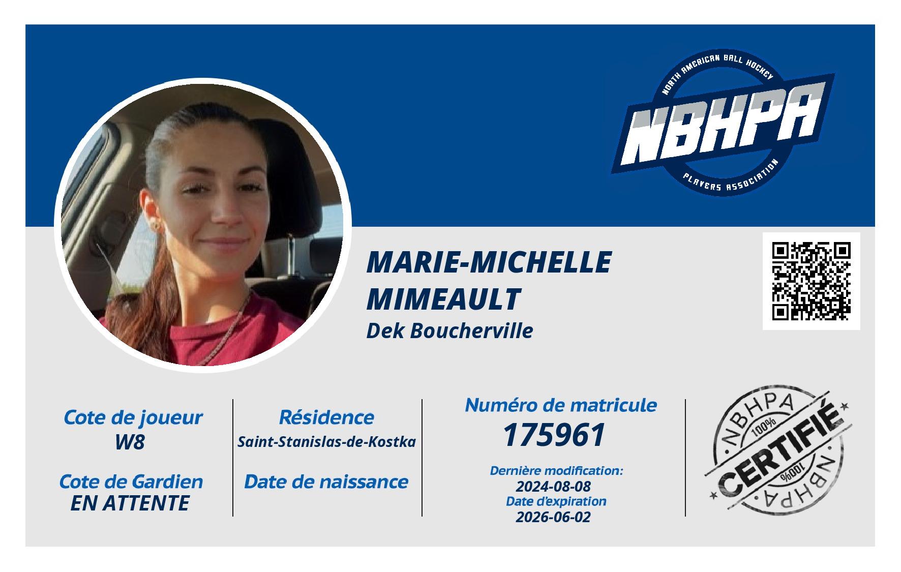 Marie-Michelle Mimeault
