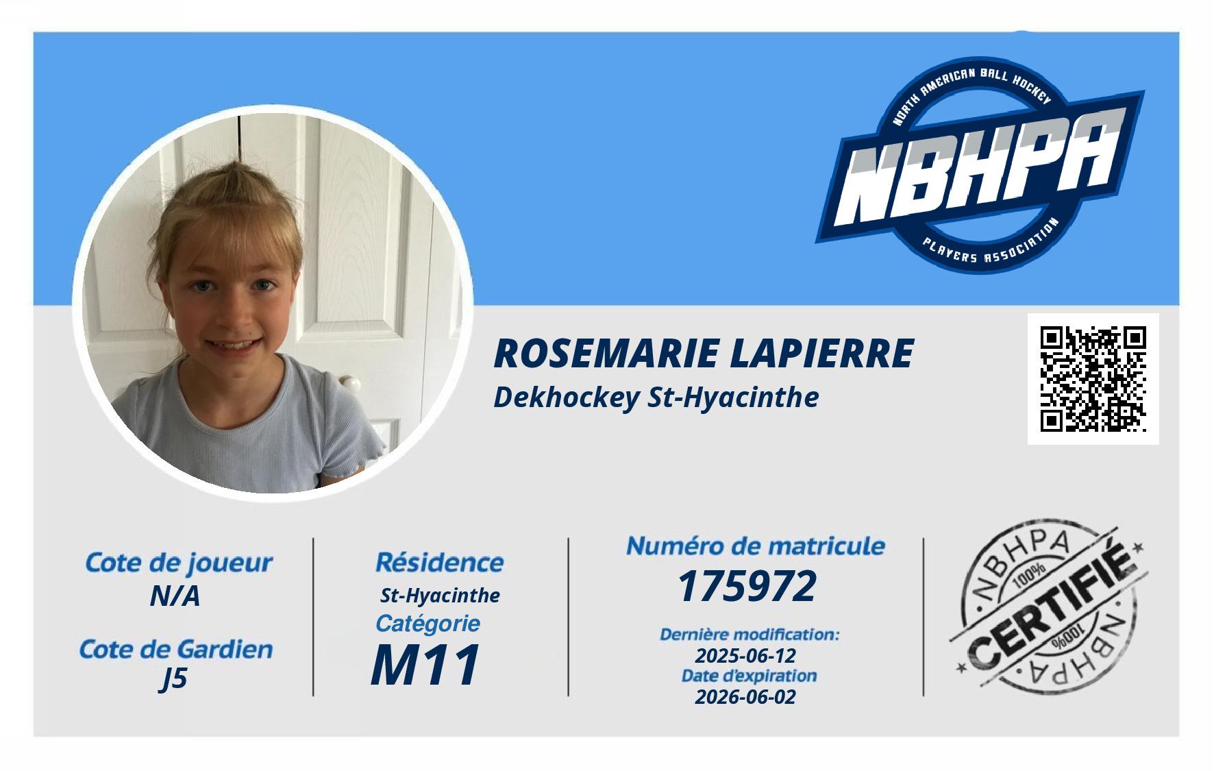 Rosemarie Lapierre