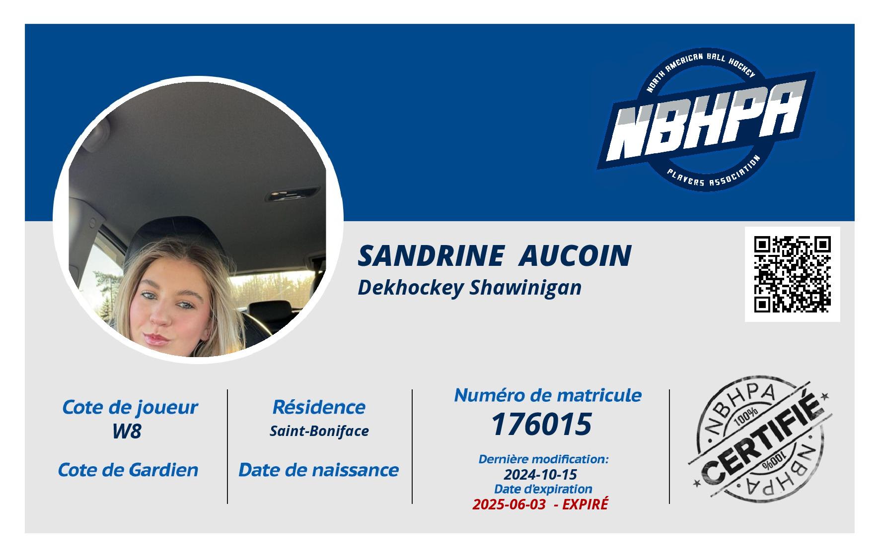 Sandrine  Aucoin 