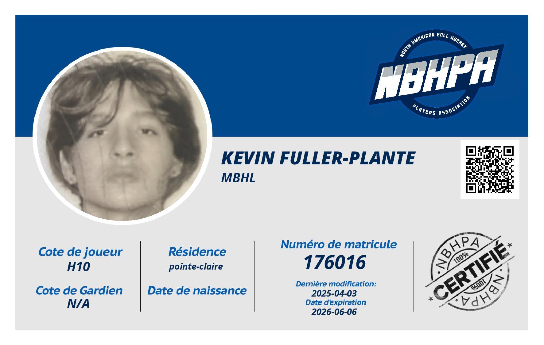 Kevin Fuller-Plante