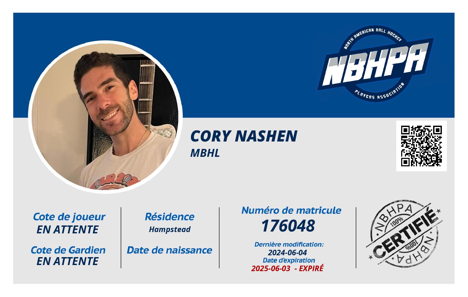 Cory Nashen