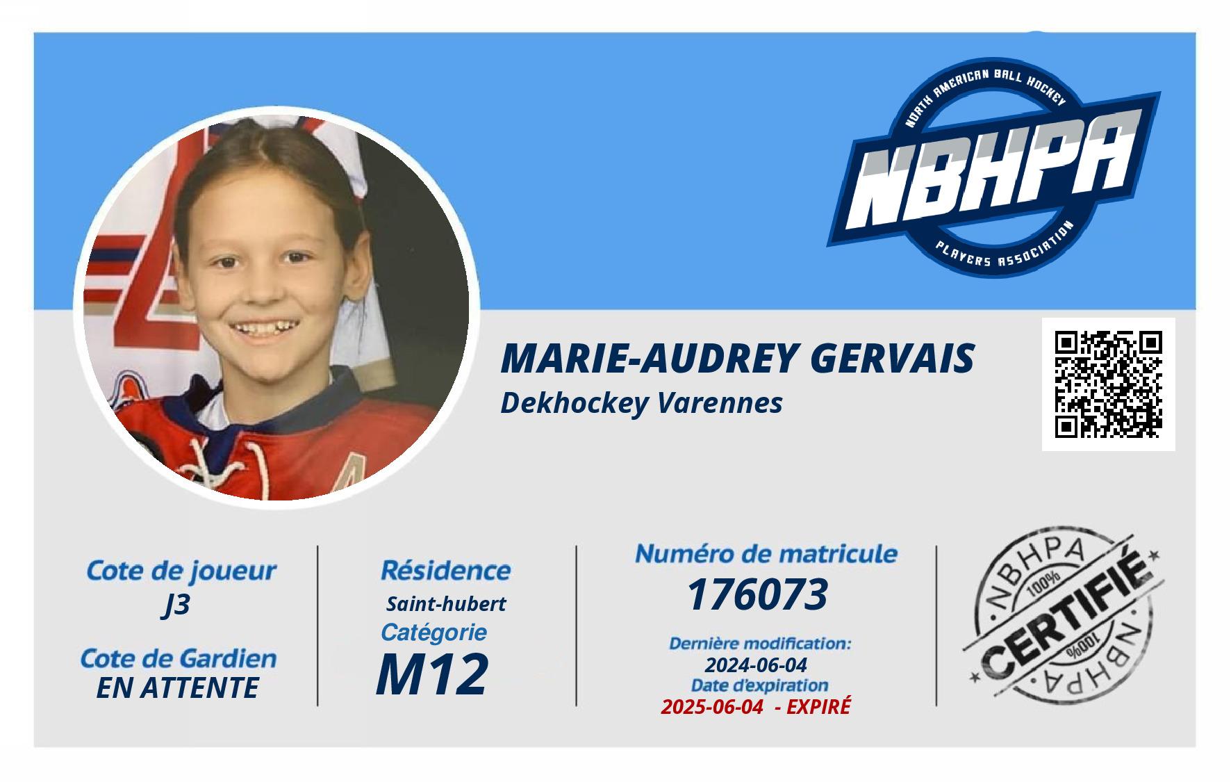 Marie-Audrey Gervais