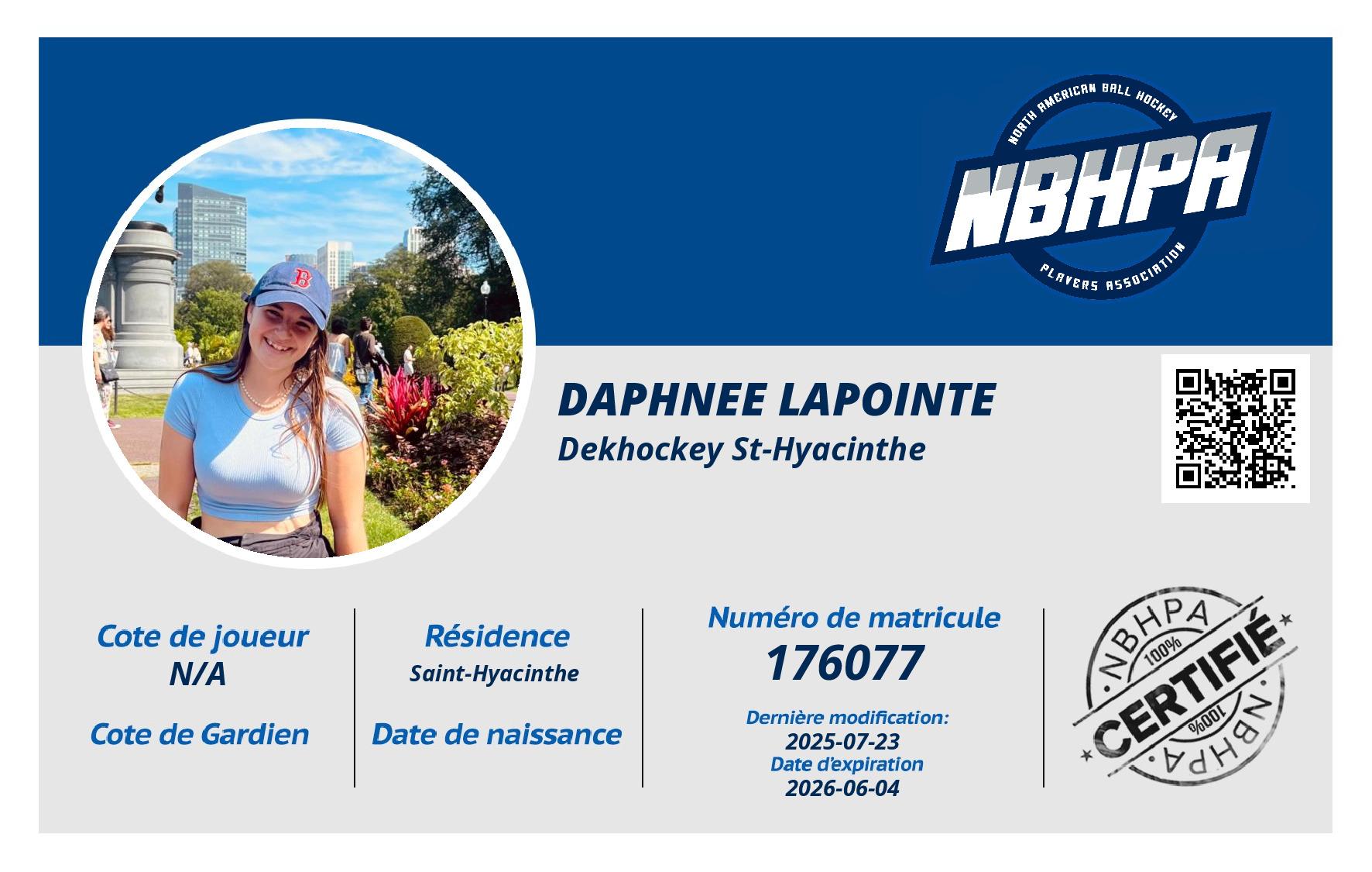 Daphnee Lapointe