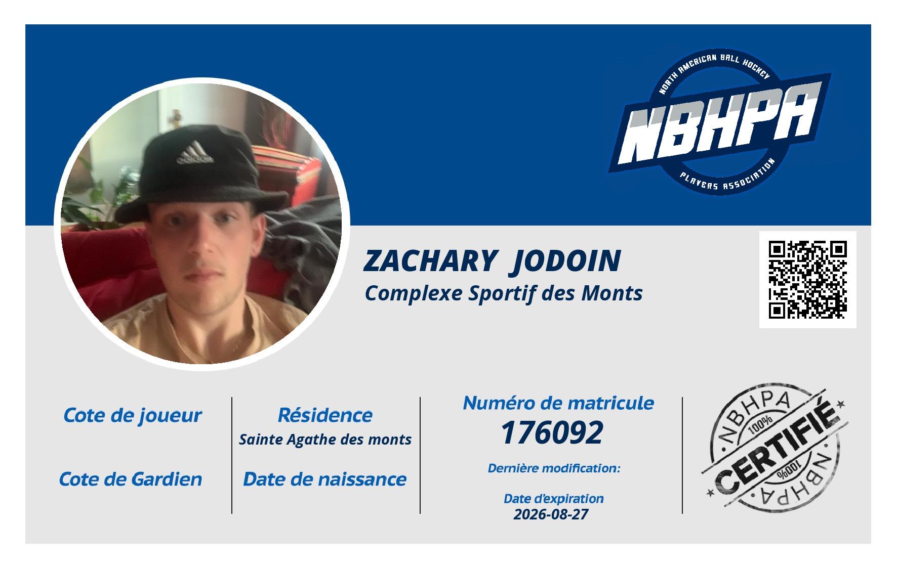 Zachary  Jodoin