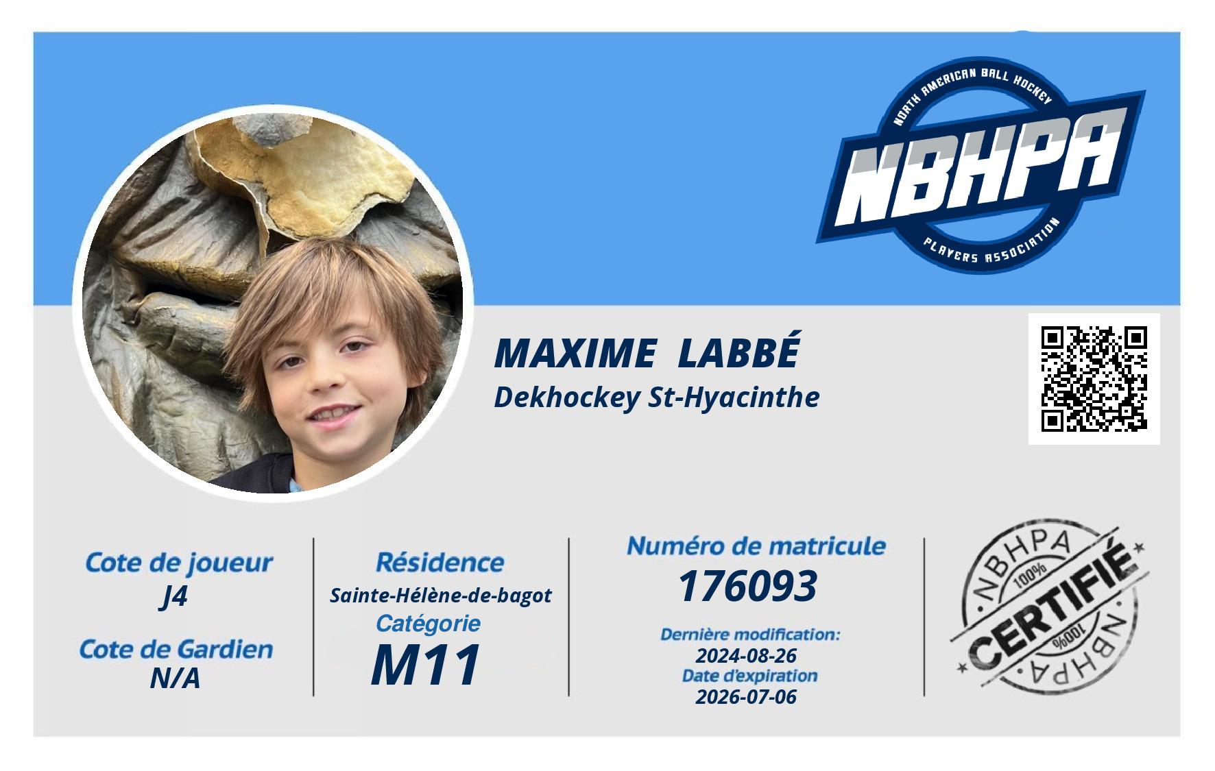 Maxime  Labbé 