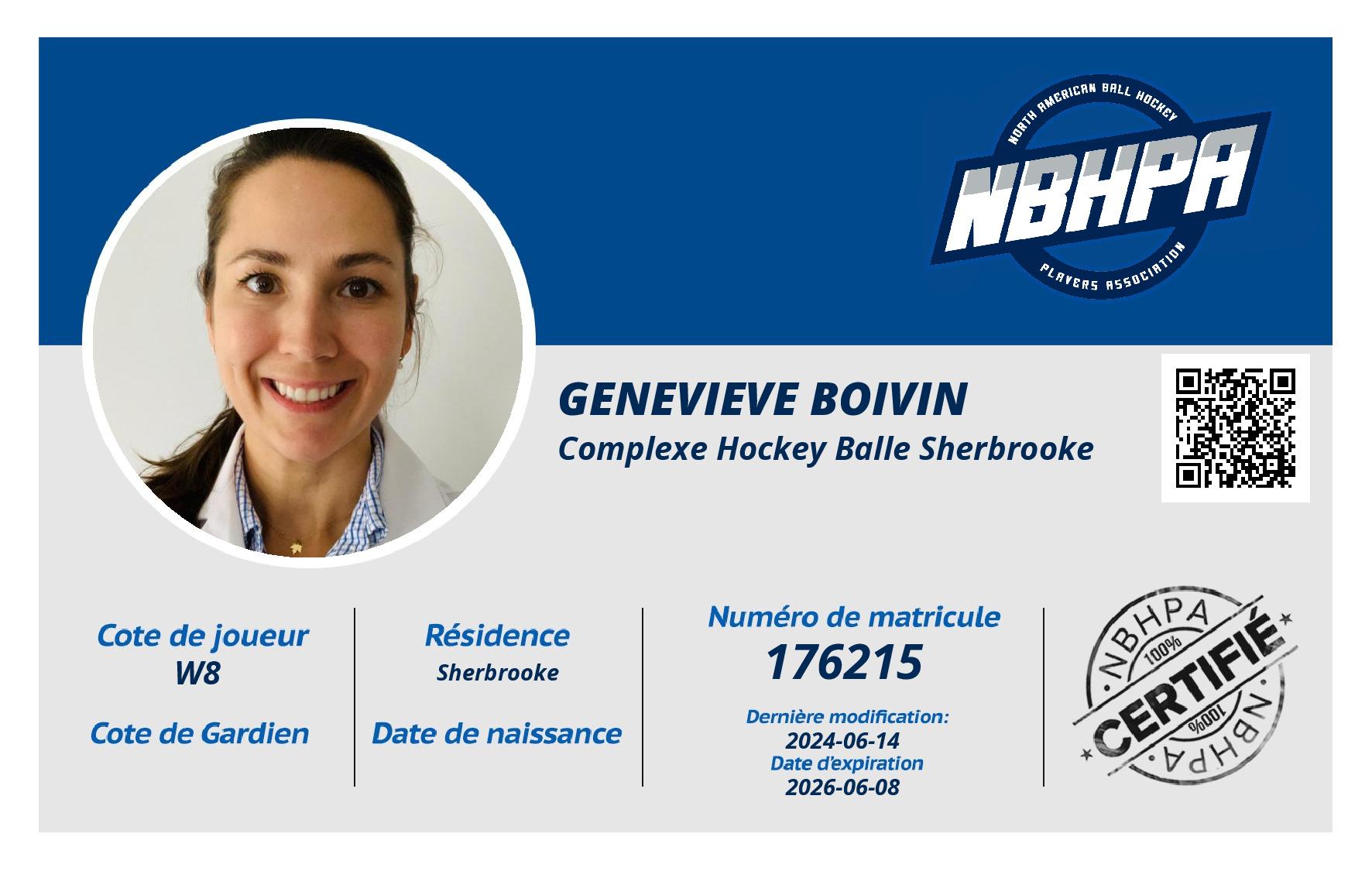 GENEVIEVE BOIVIN