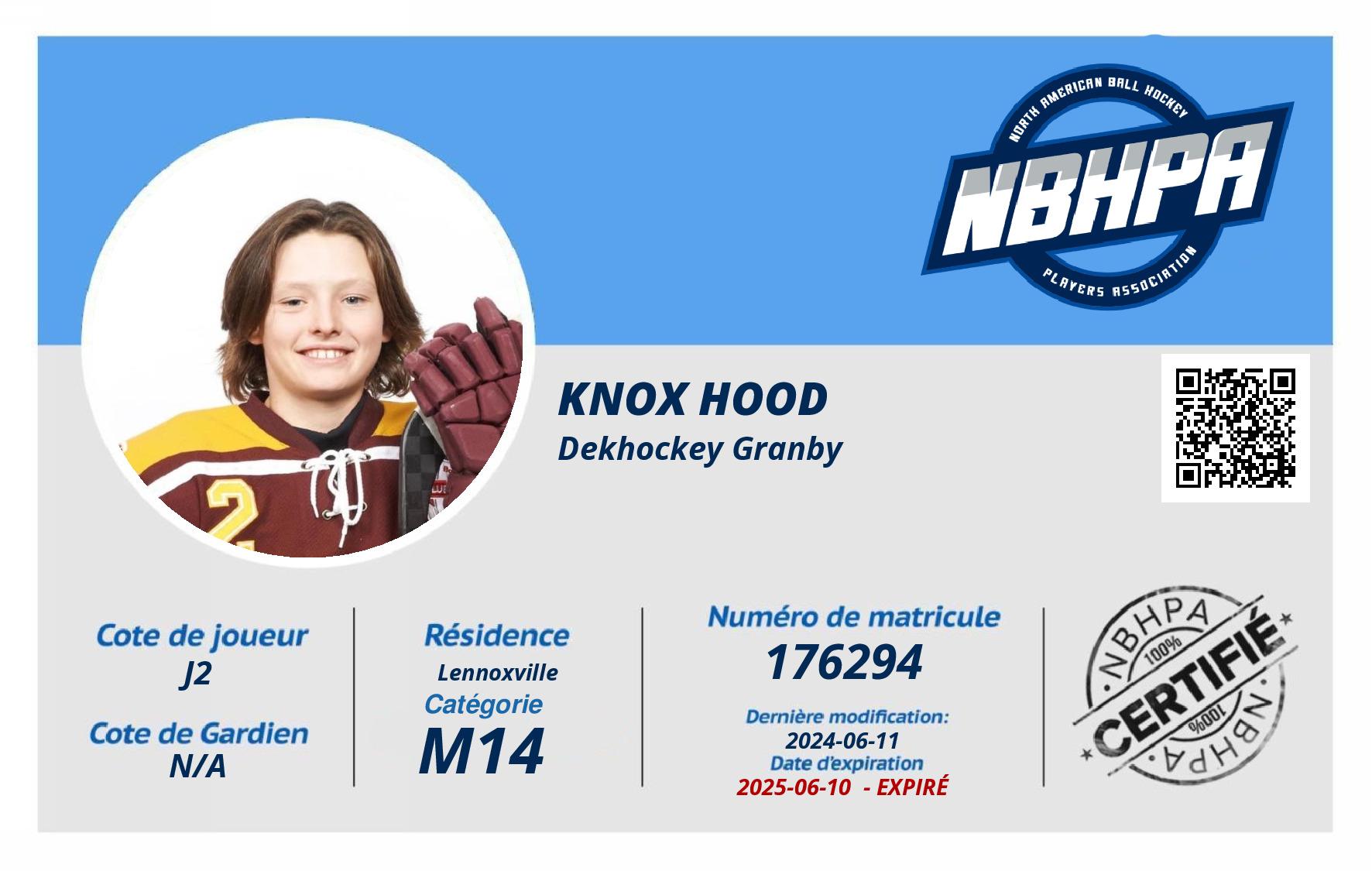 Knox Hood