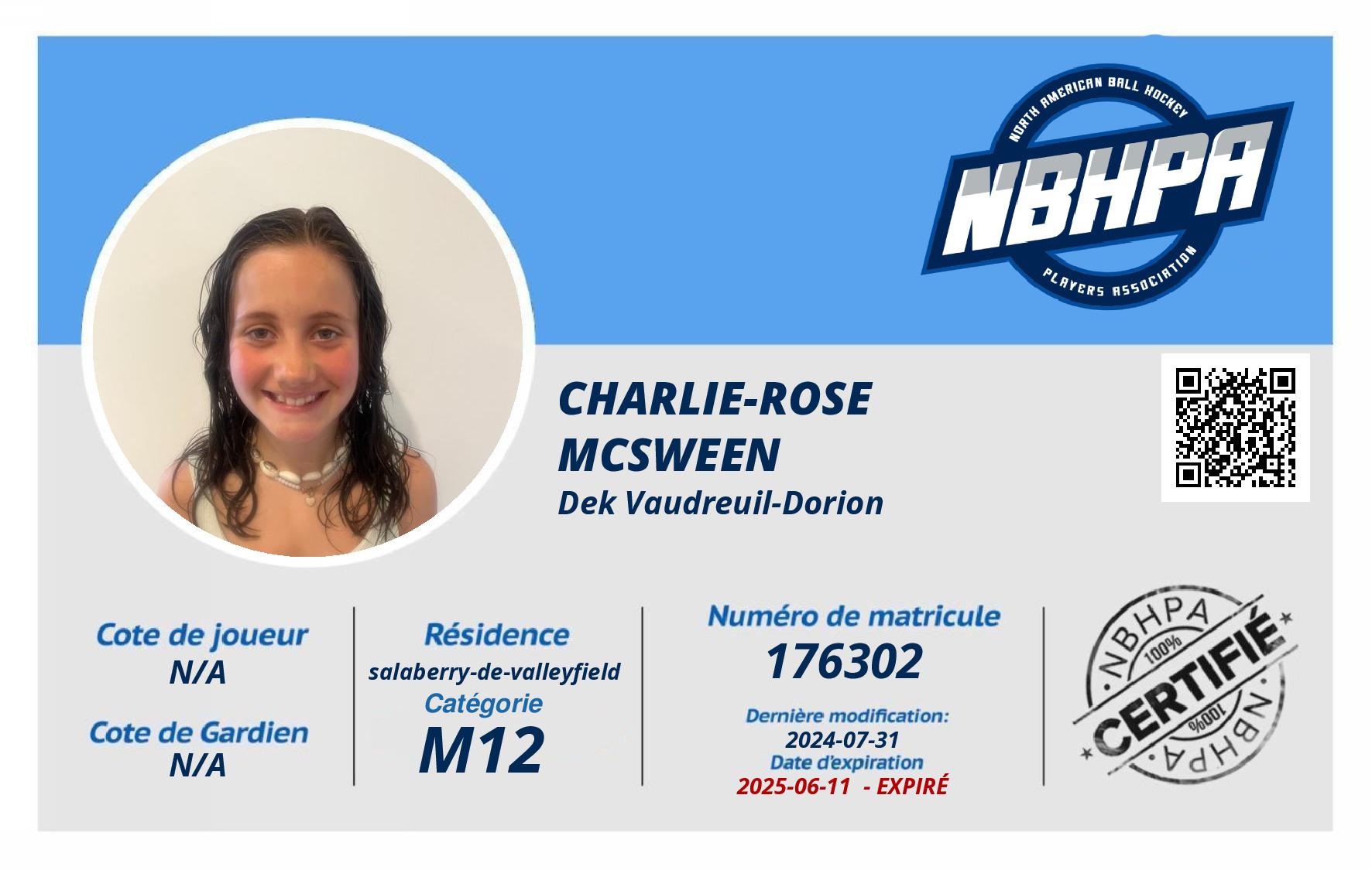 Charlie-Rose McSween