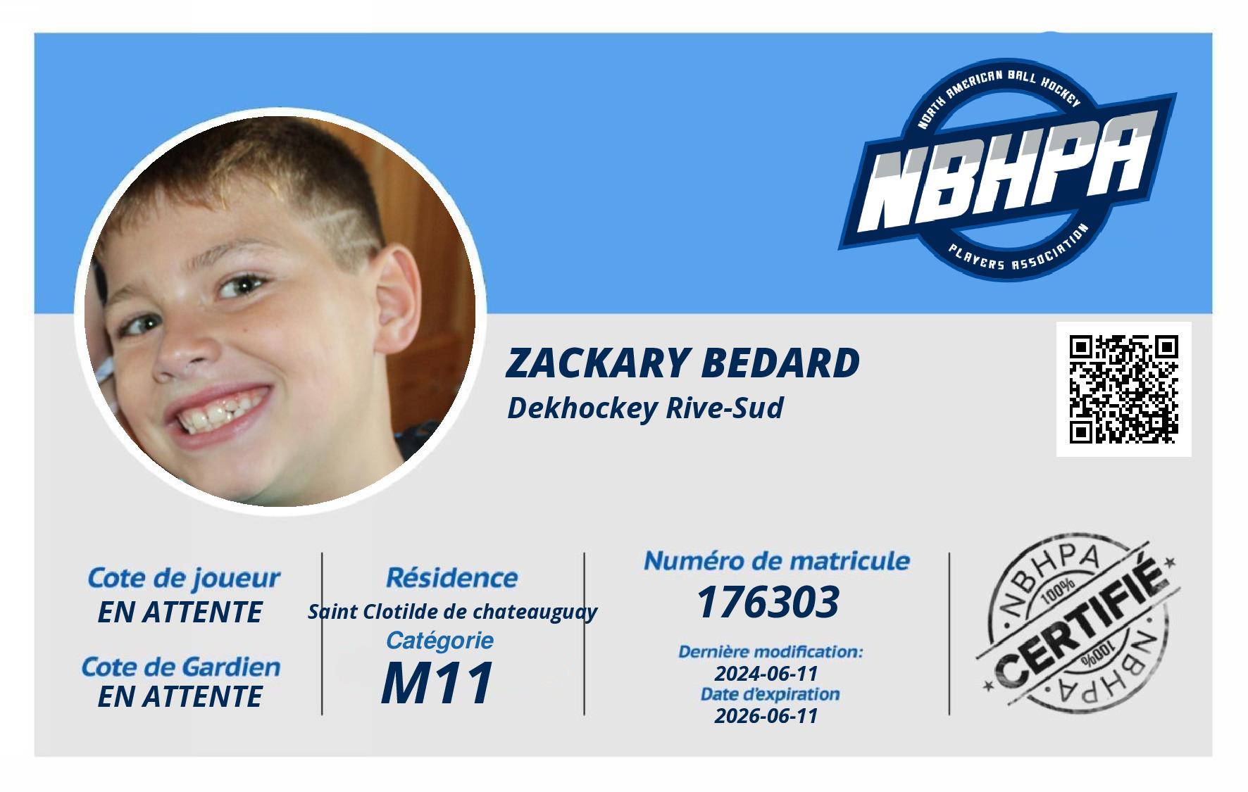 Zackary Bedard