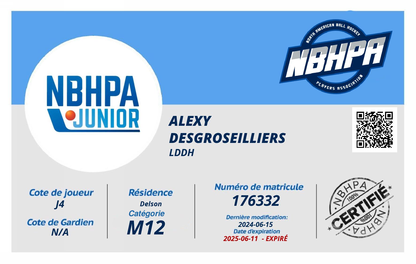 Alexy Desgroseilliers 