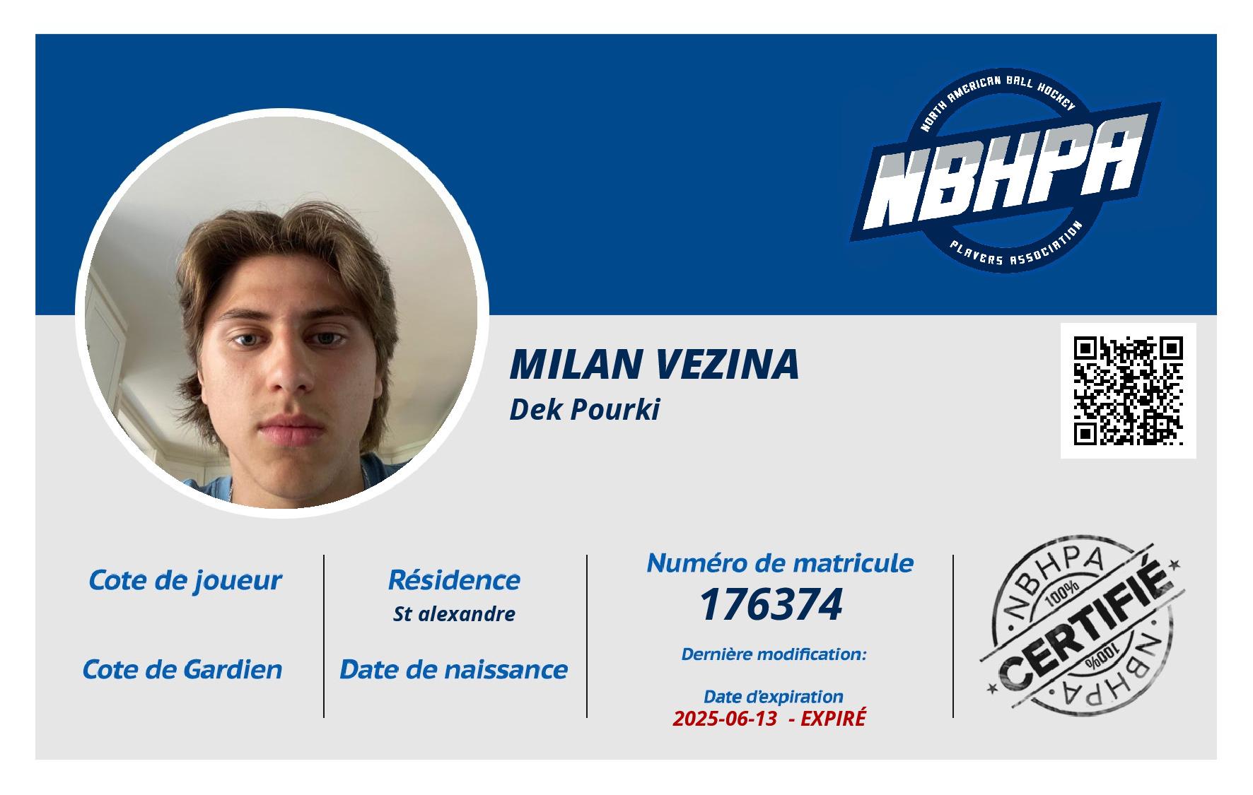 Milan Vezina