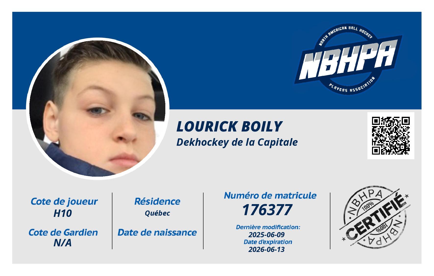 Lourick Boily
