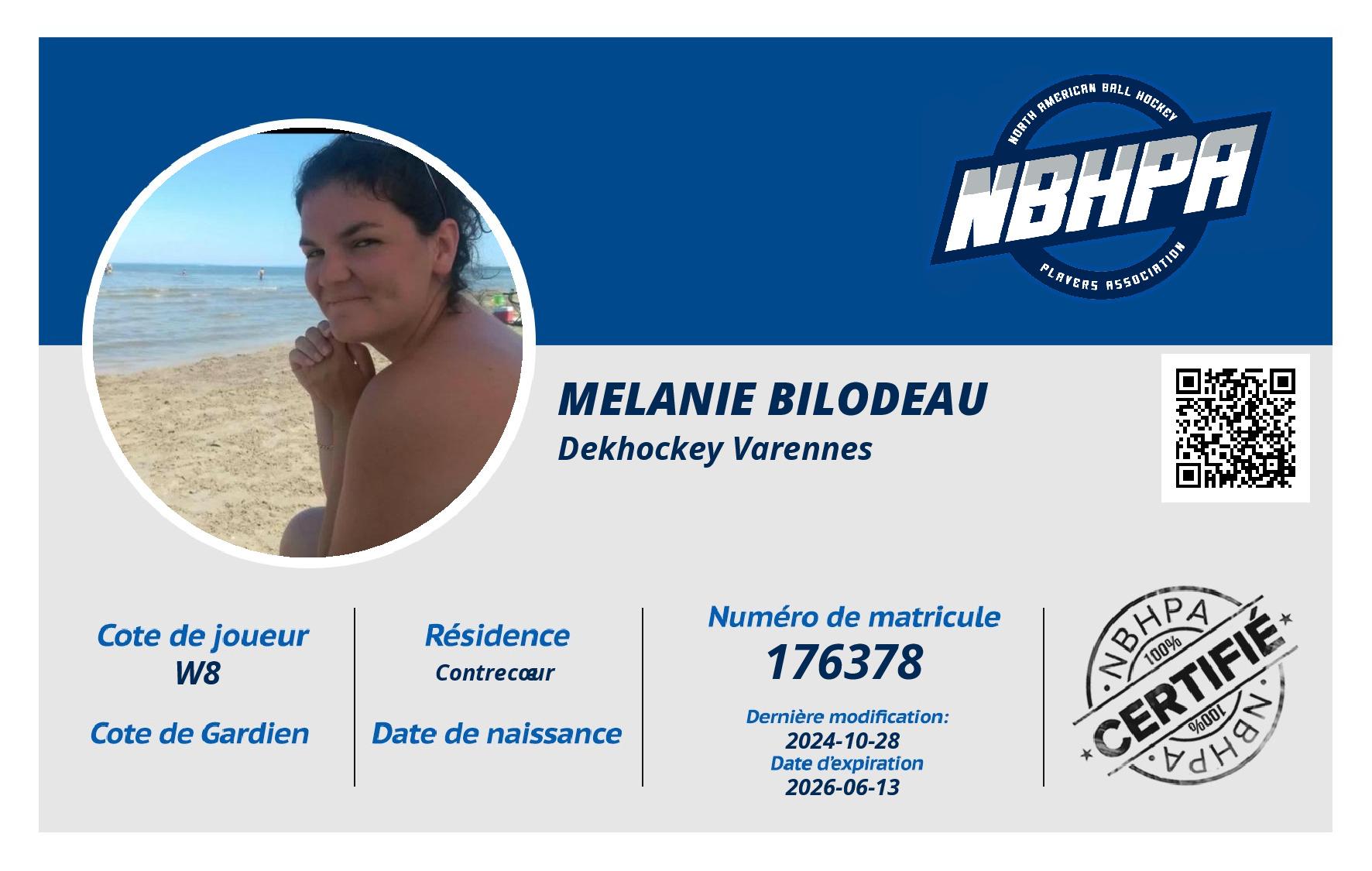 Melanie Bilodeau