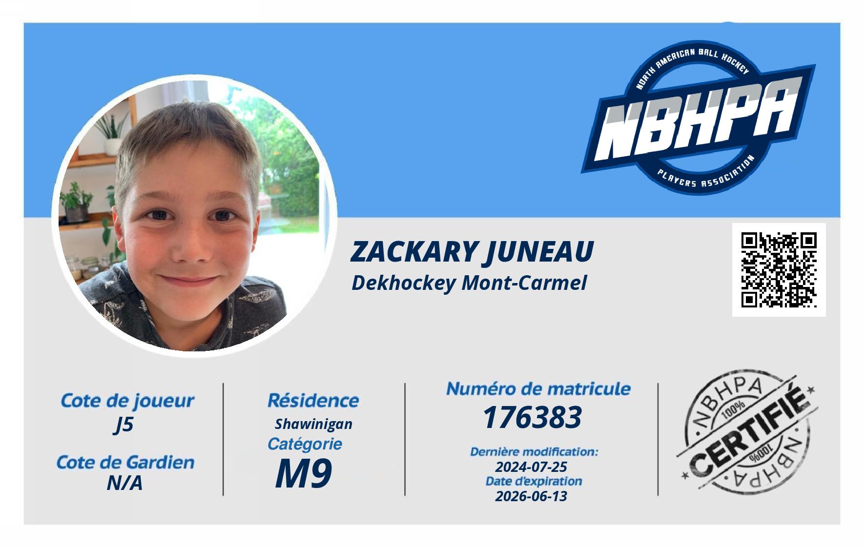 Zackary Juneau