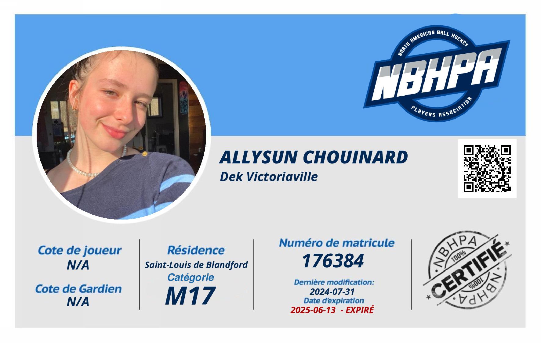 allysun chouinard