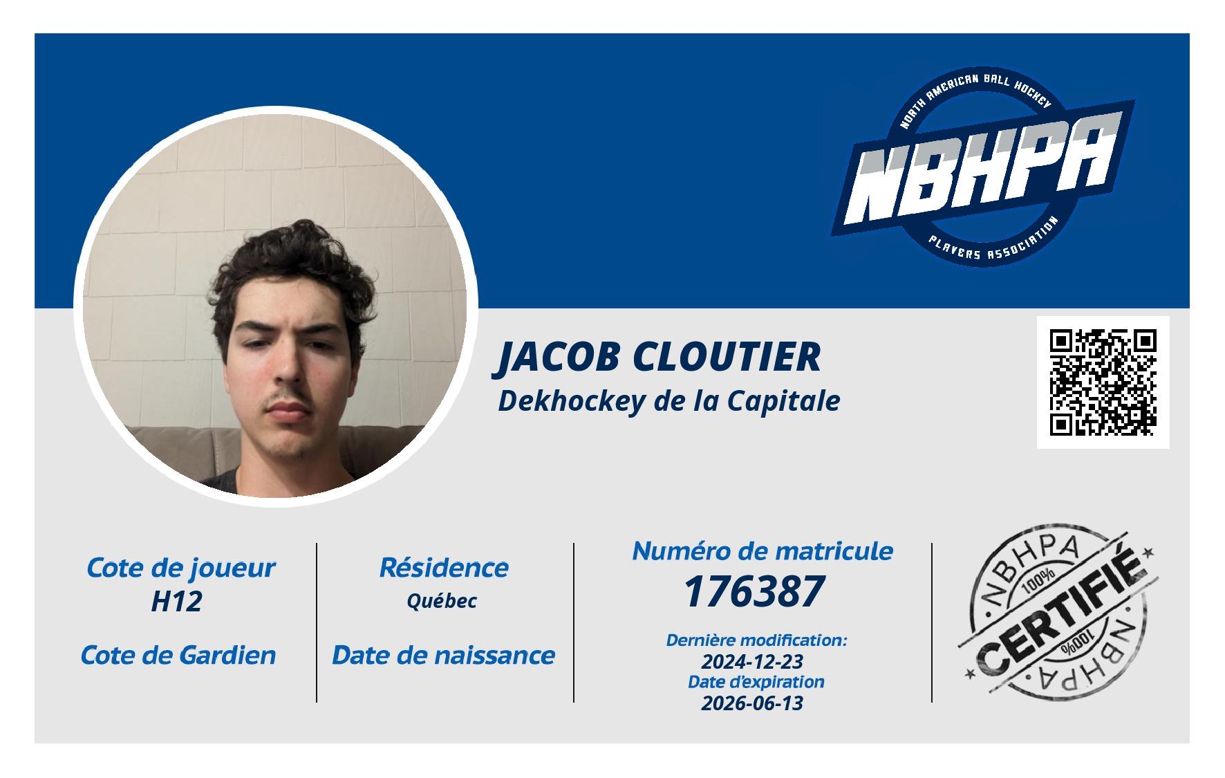Jacob Cloutier 