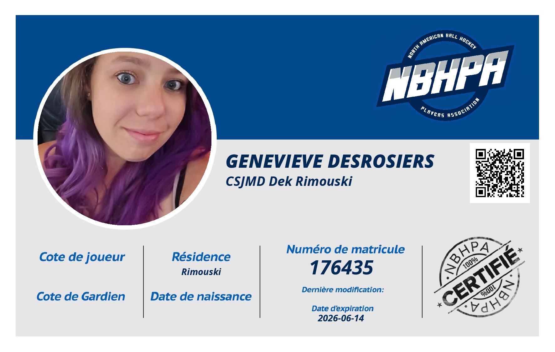 Genevieve Desrosiers