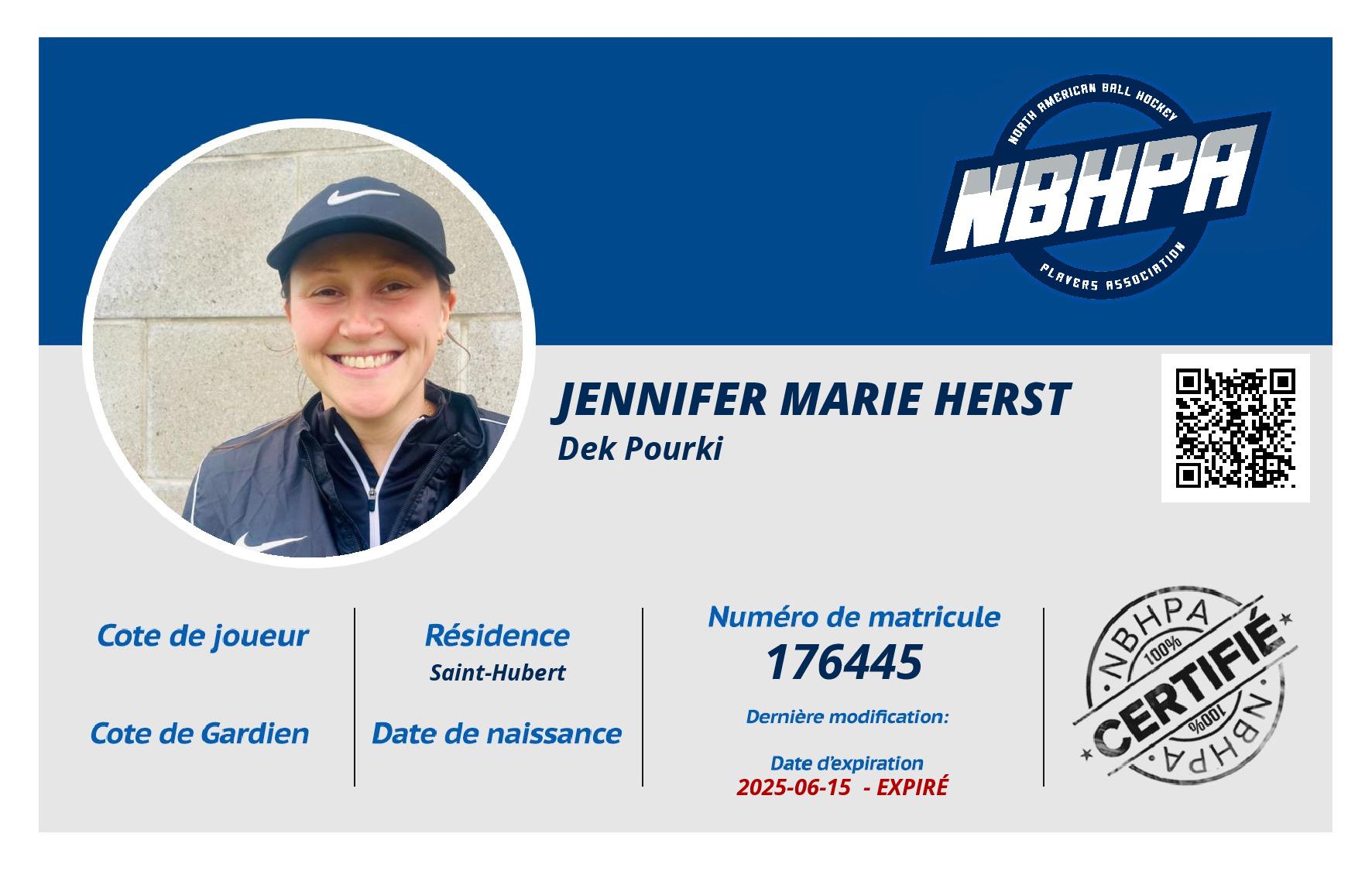 Jennifer Marie Herst