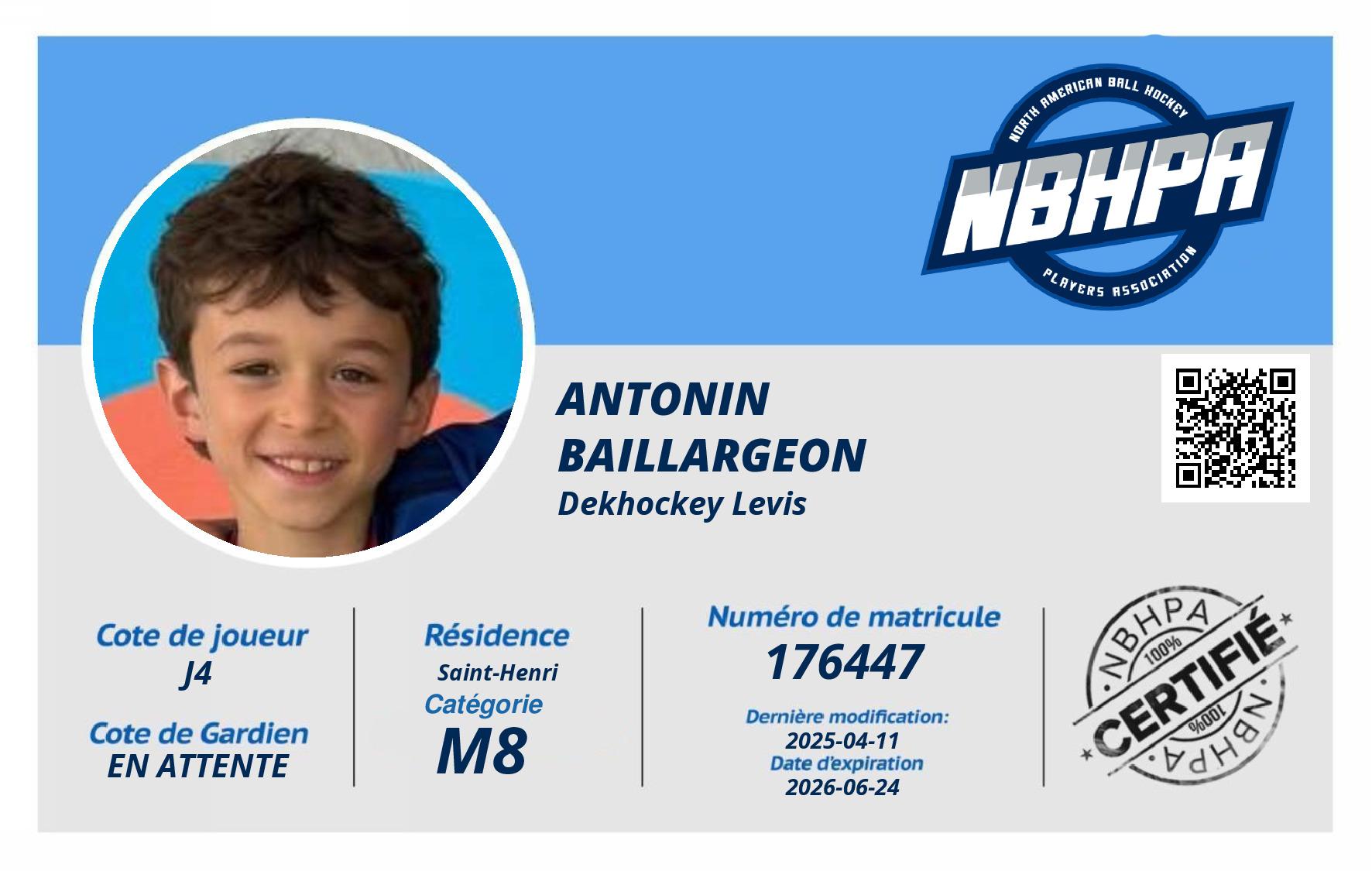 Antonin Baillargeon 
