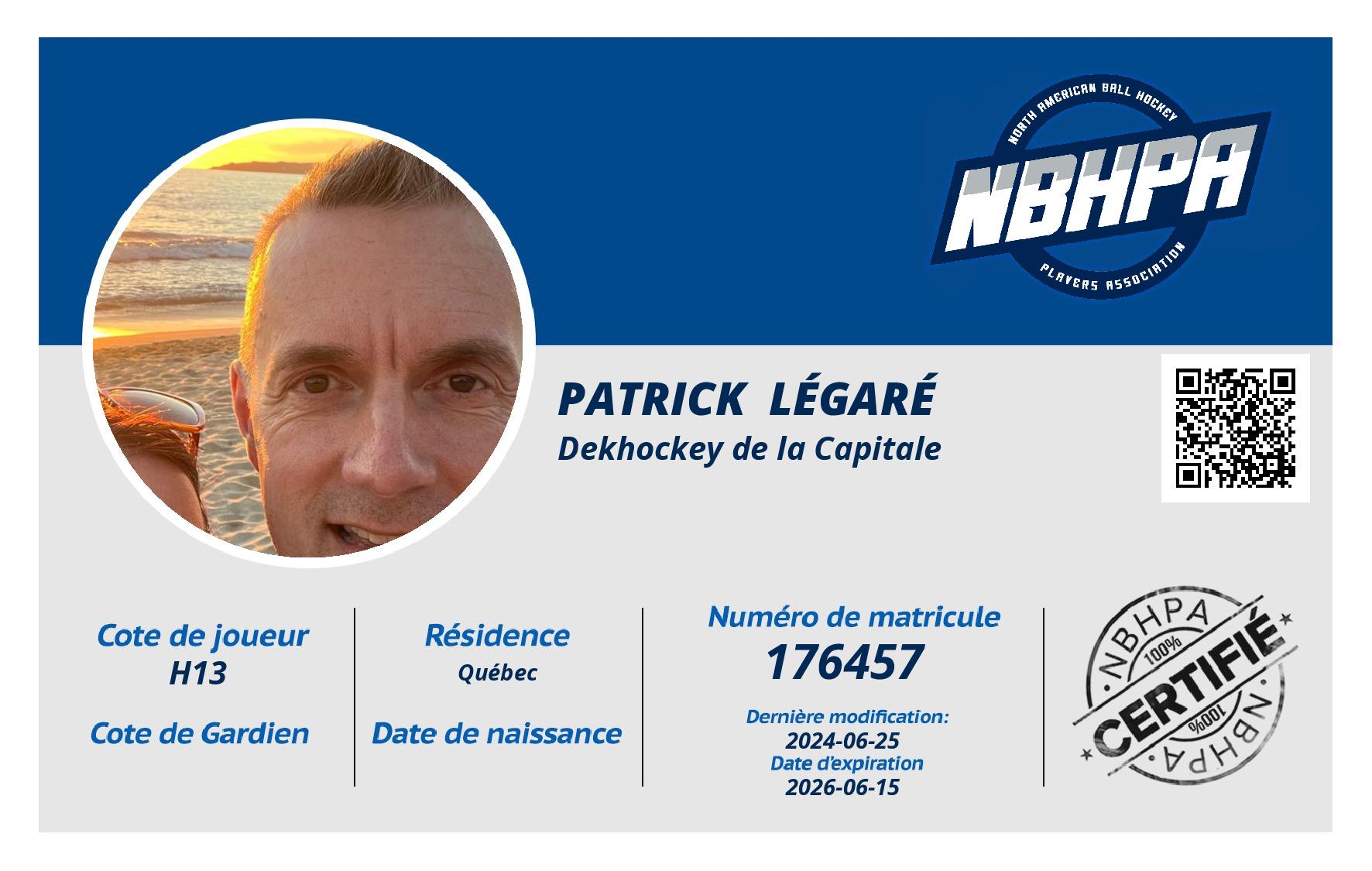 Patrick  Légaré 