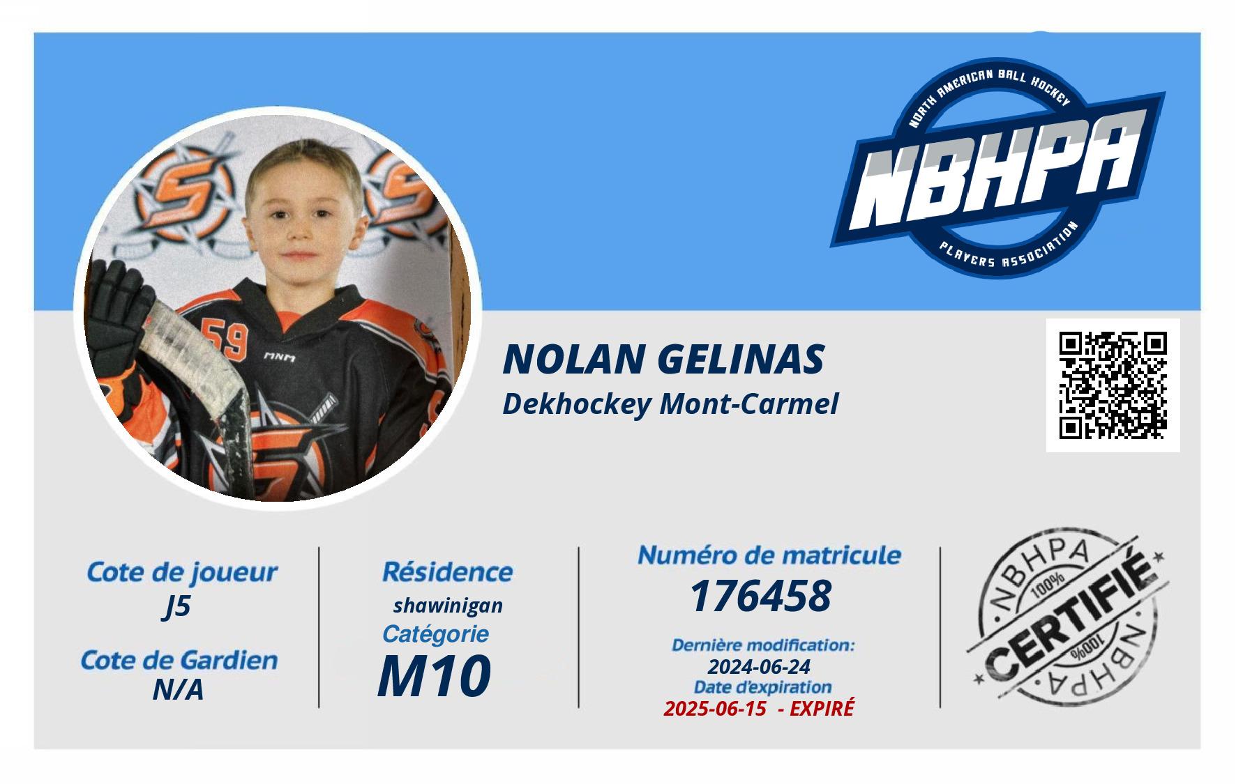 Nolan Gelinas