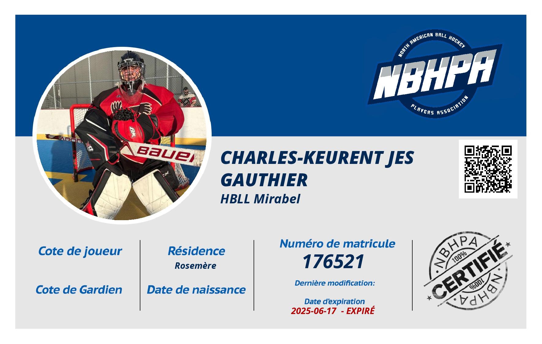 Charles-Keurent Jes Gauthier