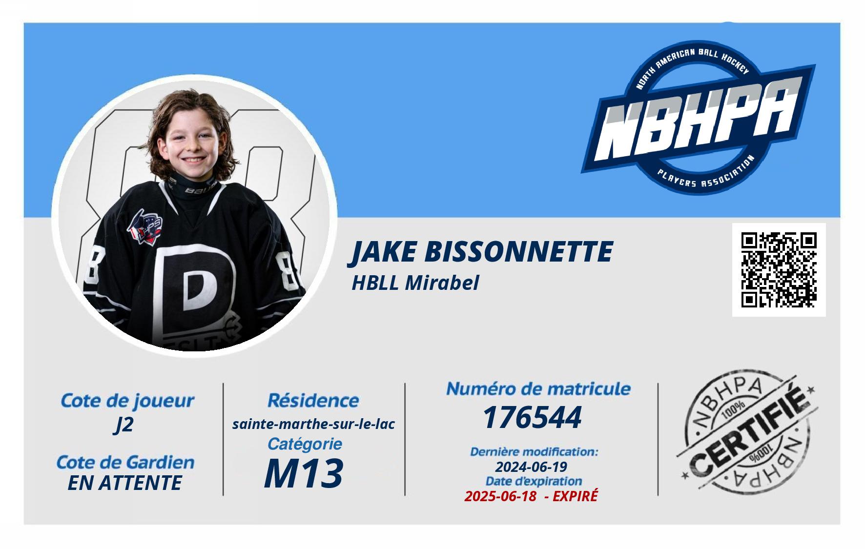 Jake Bissonnette