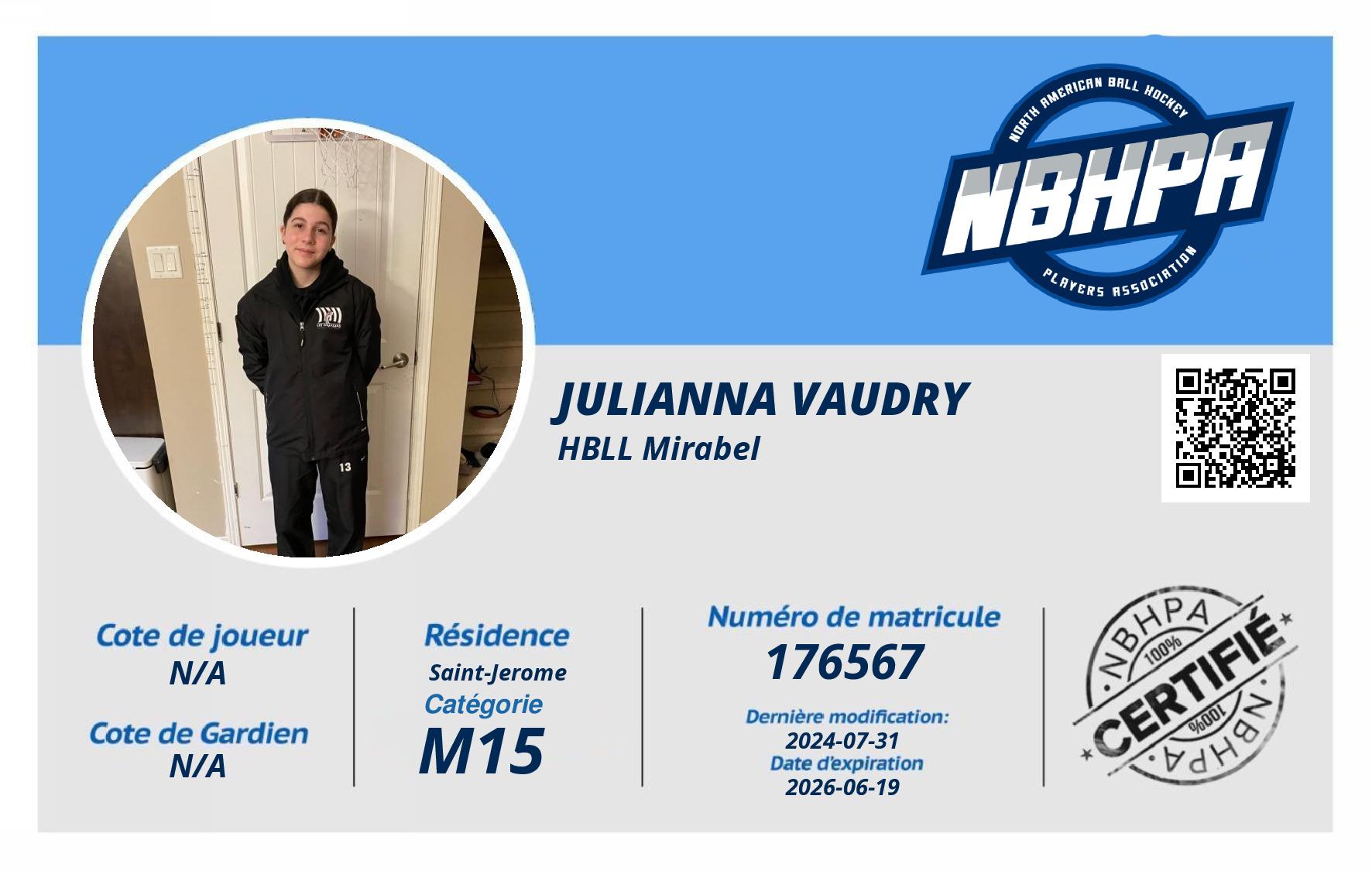 Julianna Vaudry