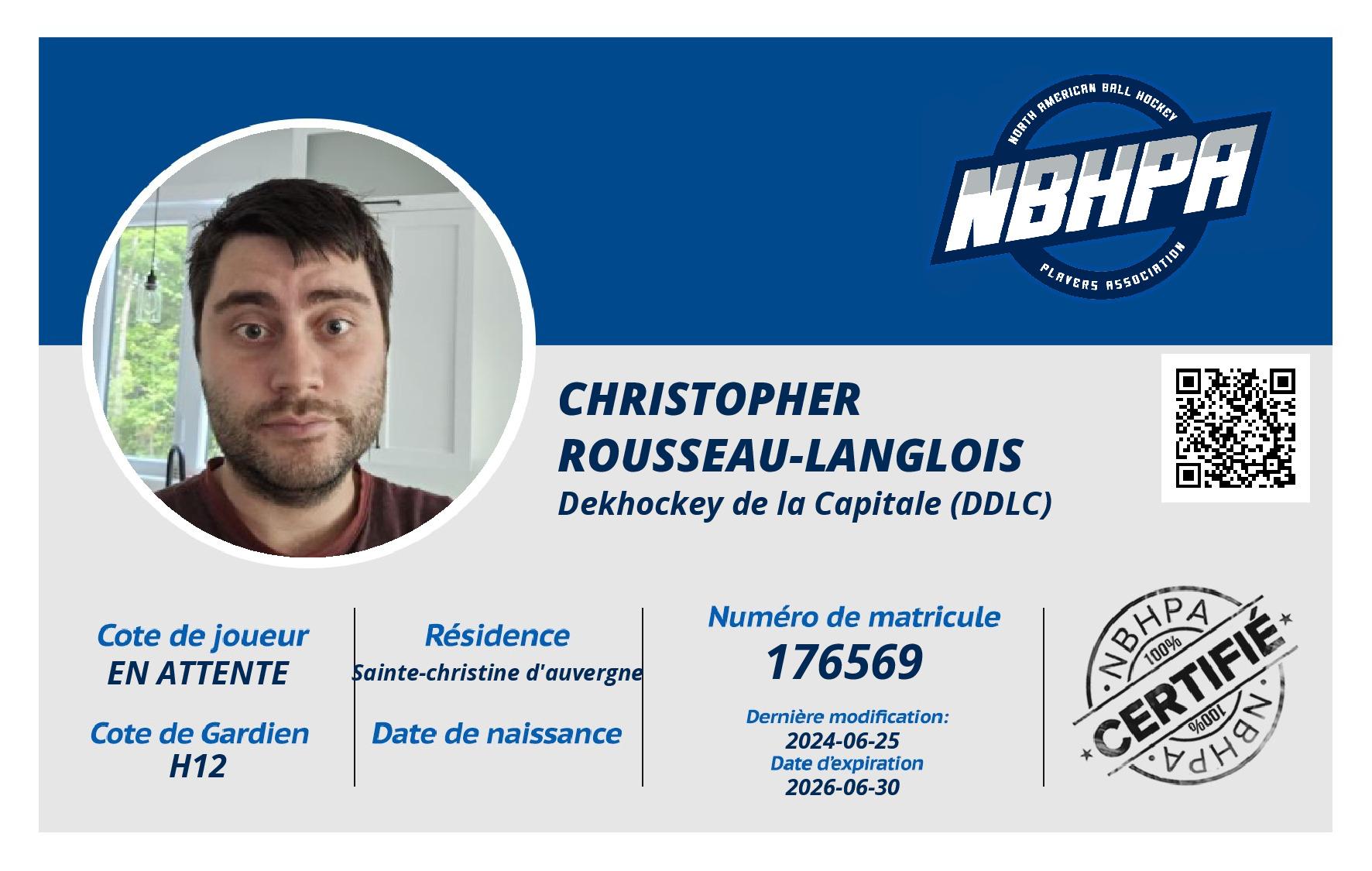 Christopher Rousseau-Langlois