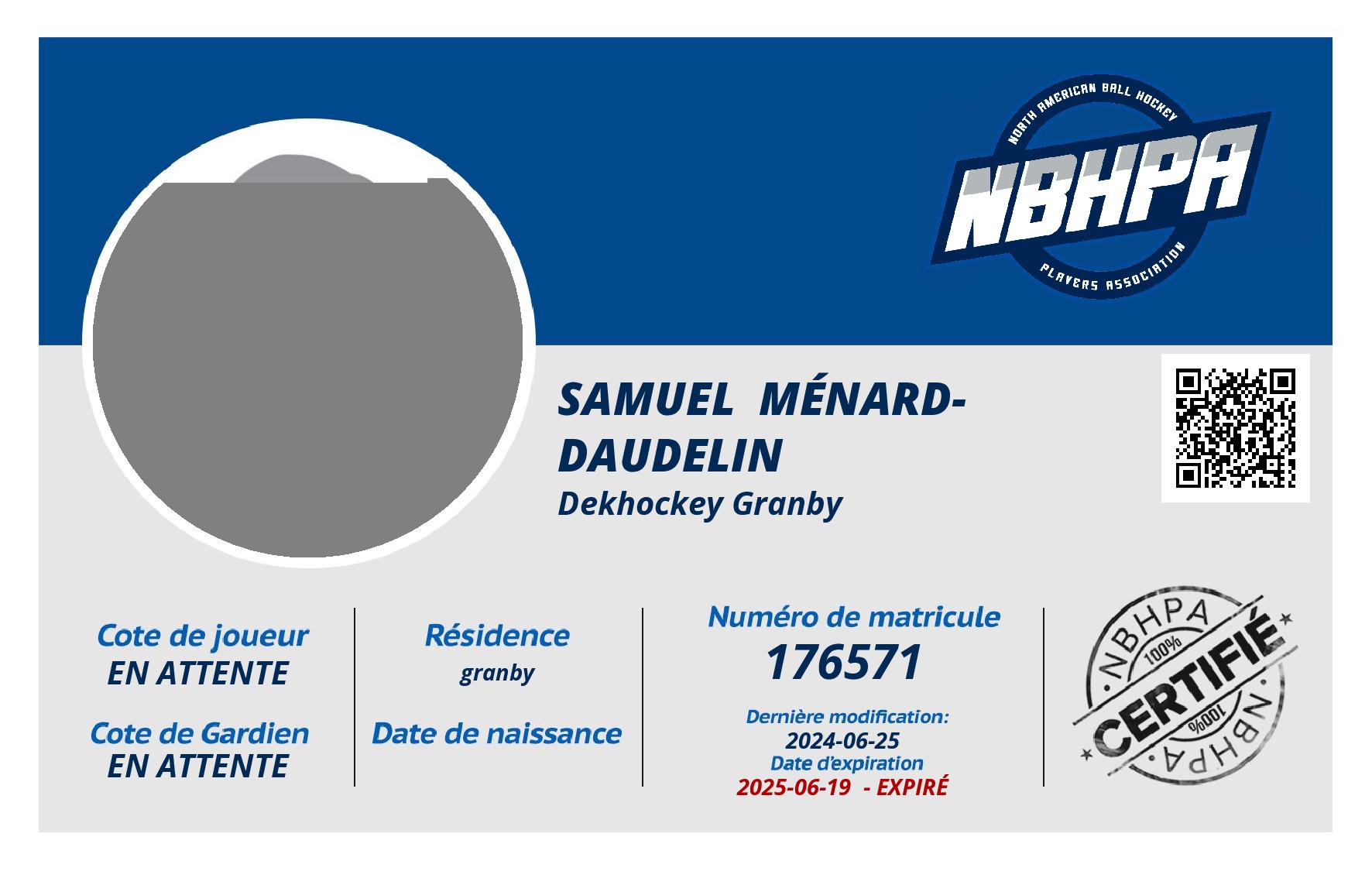 Samuel  Ménard-Daudelin 