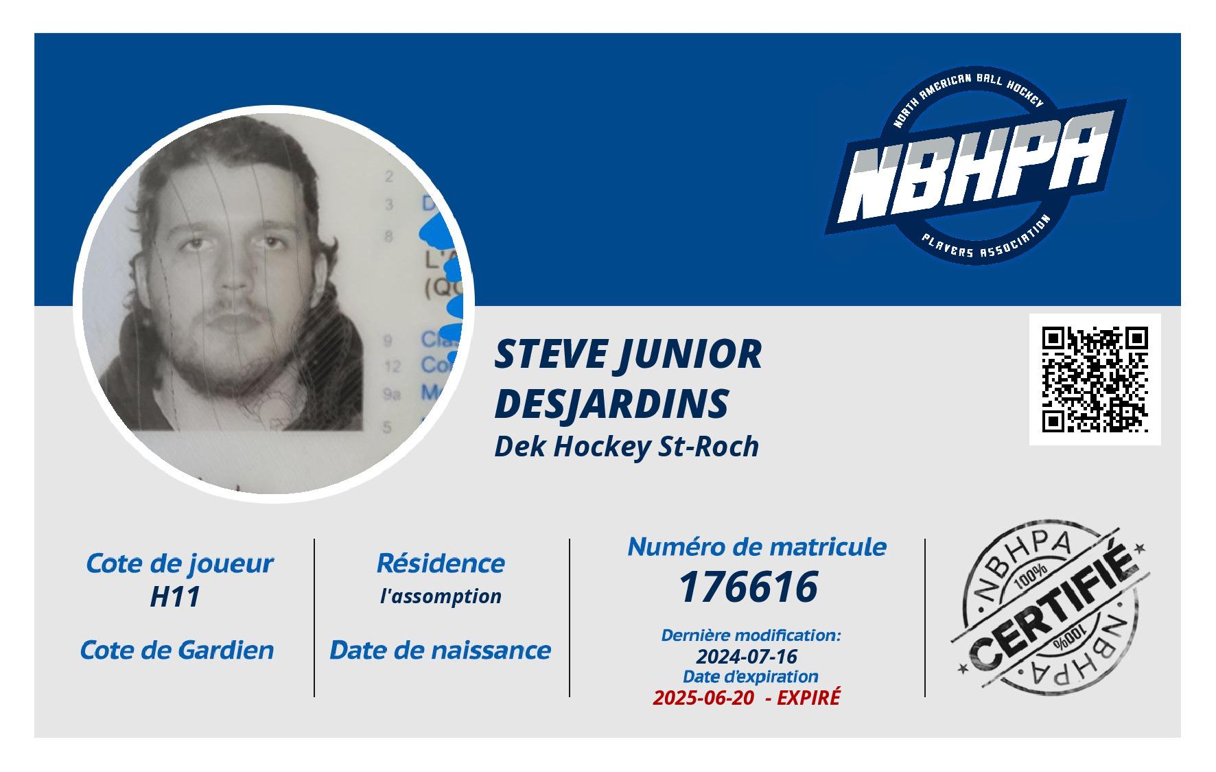 Steve Junior Desjardins