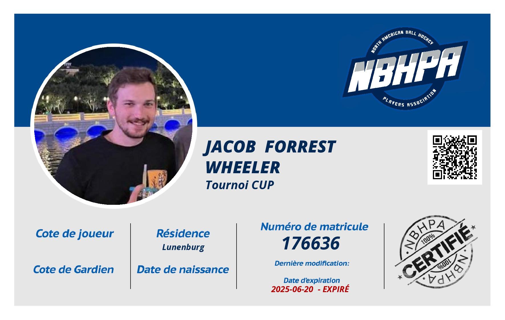 Jacob  Forrest Wheeler