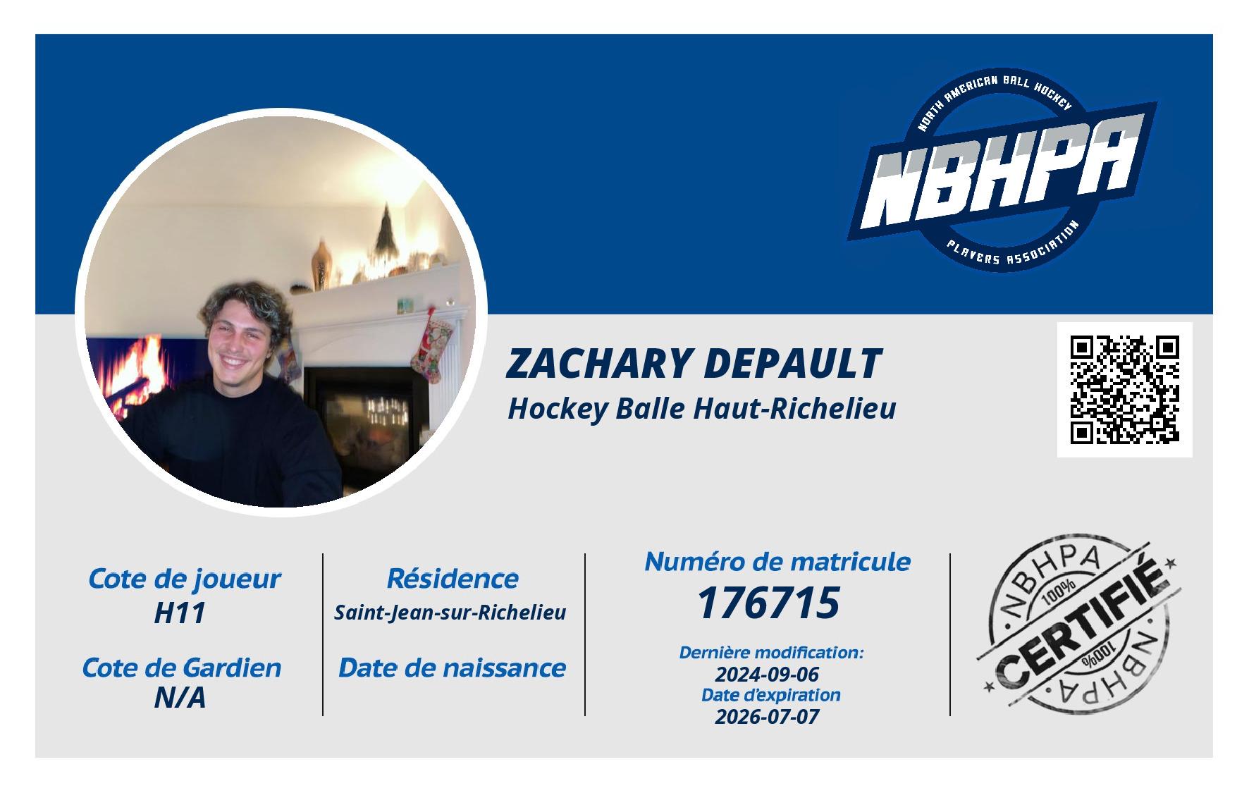 Zachary Depault