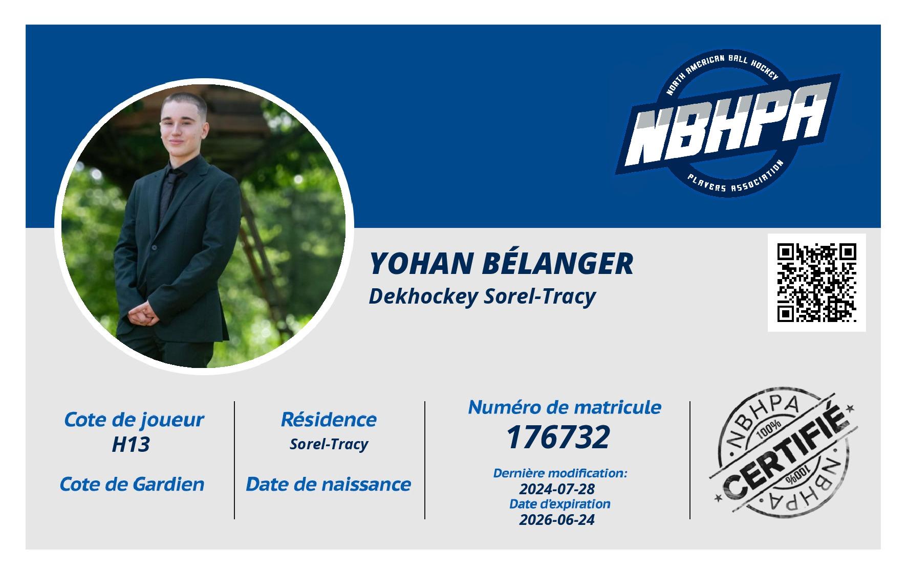 Yohan Bélanger