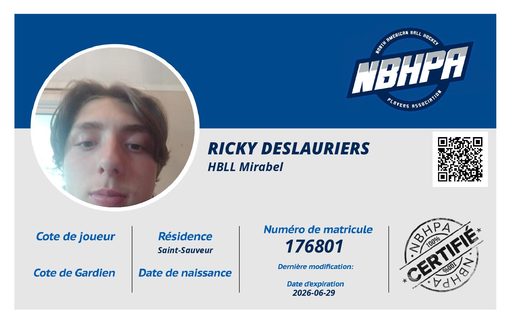 Ricky Deslauriers