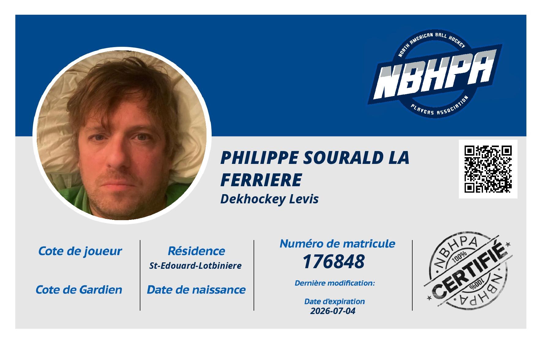 Philippe Sourald La Ferriere 