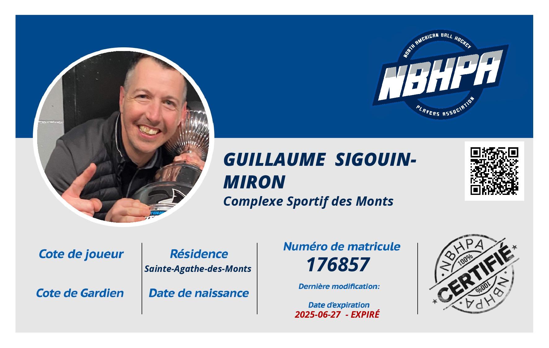 Guillaume  Sigouin-Miron 